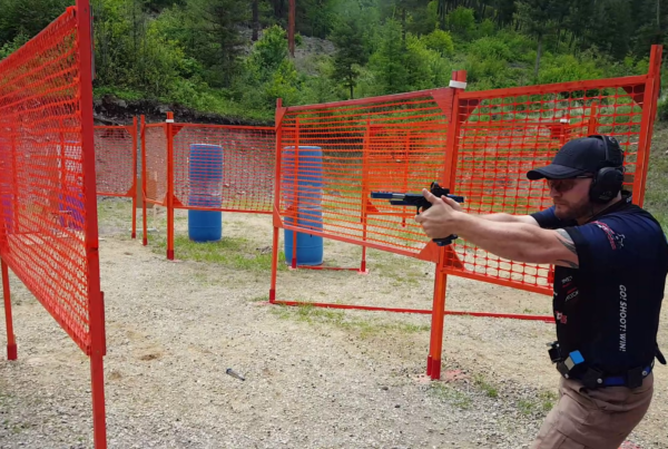 John Vlieger competing at the 2018 Berry's USPSA Area 1 Championship.