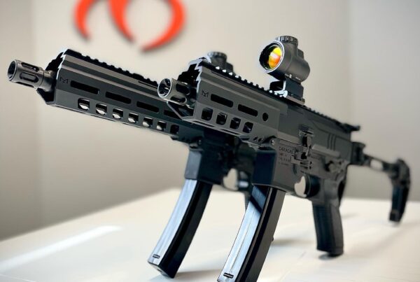 CMP9 9x19mm fully ambidextrous semi-auto pistol