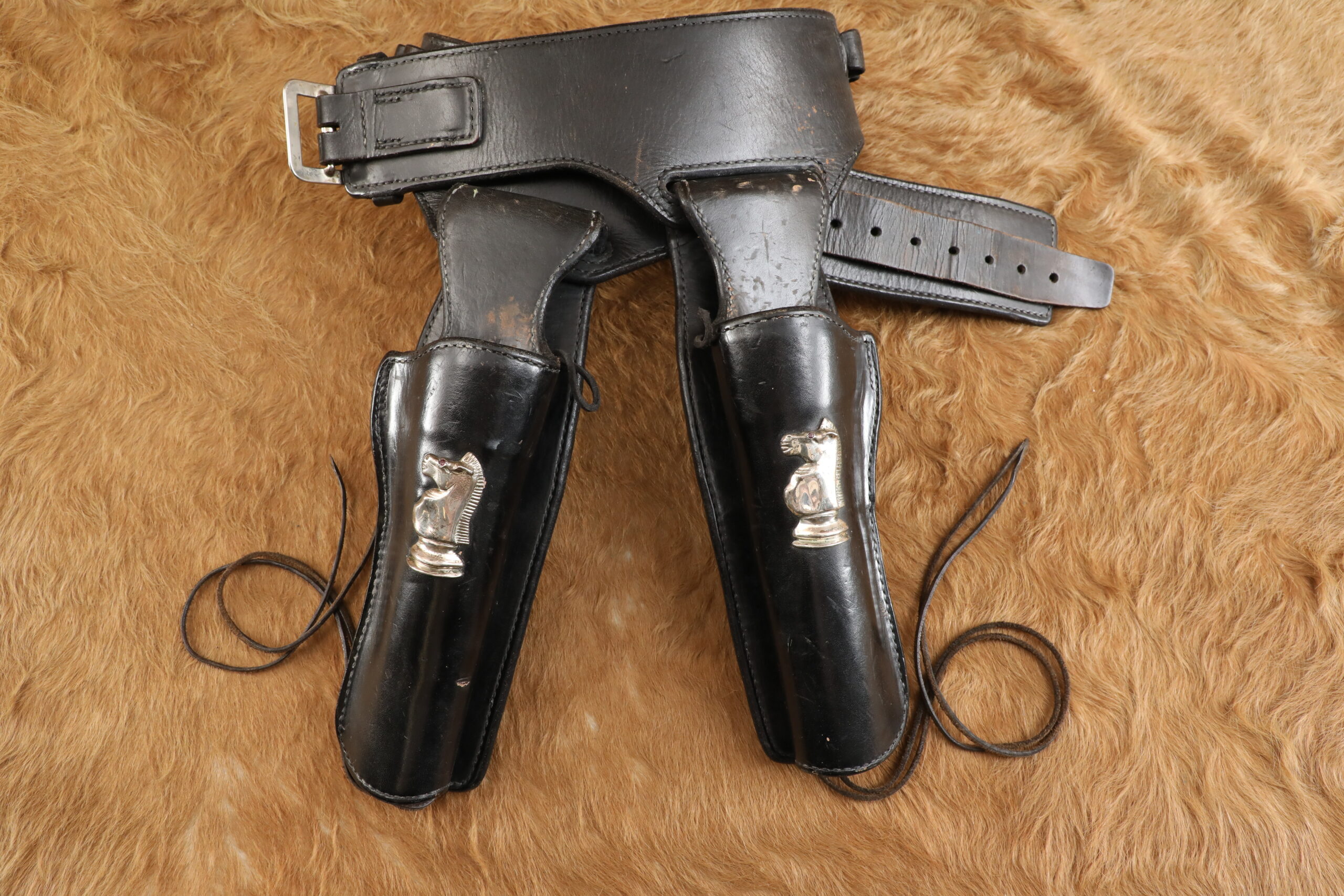 Vintage 1970s Arvo Ojala Custom Paladin “Have Gun Will Travel” Double Rig