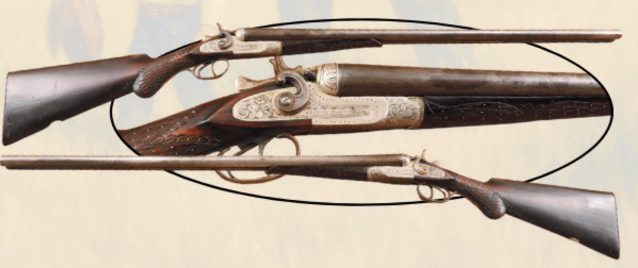 1351 Paul Walker’s Janssen Sons & Co ICIC Belgium Steel Side by Side SX5 Hammer Shotgun, Serial Number 9063