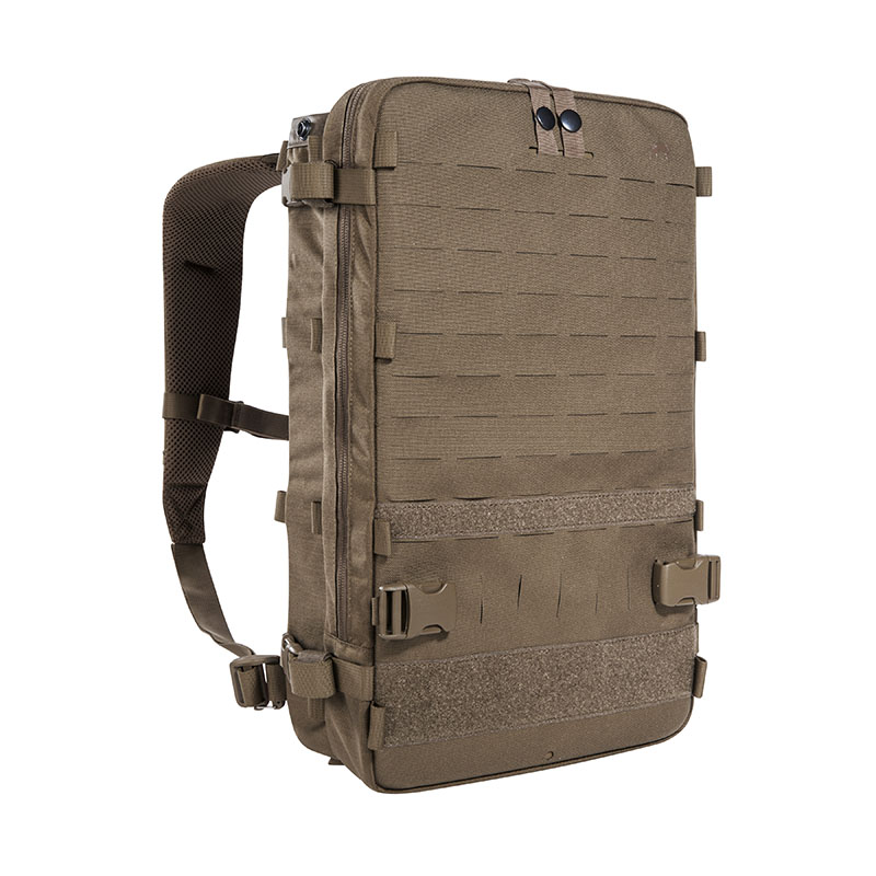 Breacher Pack backpack front side angle.