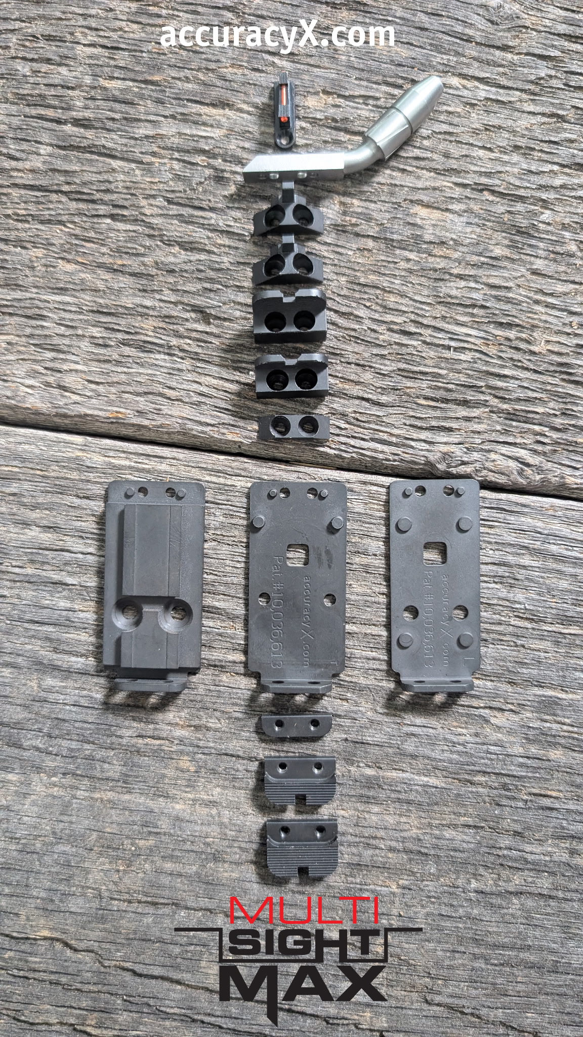 close up of Multi-Sight MAX System parts