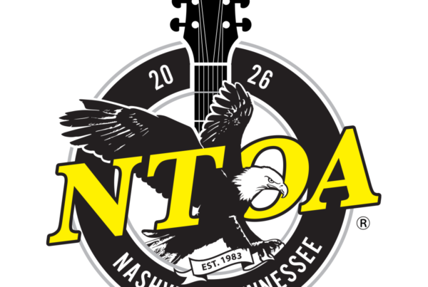 NTOA logo with guitar for Nashville, Tennessee conference