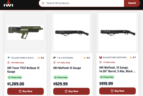 screenshot of IWI inventory on Gun Made